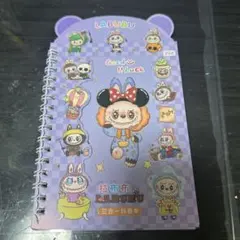 LABUBU キャラクターシール付きノート