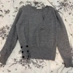 グレー ニット レディース セーター MONOLOGUE