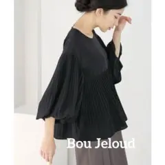 Bou Jeloud/新品タグ付/袖プリーツブラウス