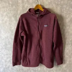 Patagonia ベターセーター フーディ ボルドー XL ゆるダボメンズ古着