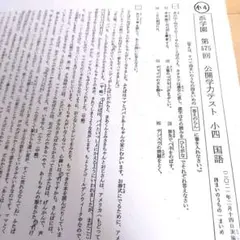 ✳️浜学園 小六 国語 Vクラス No.1~39 欠番なし ※実力テスト付き