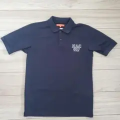 BEAMS GOLF ビームスゴルフ　ネイビー　メッシュ ポロシャツ S　美品