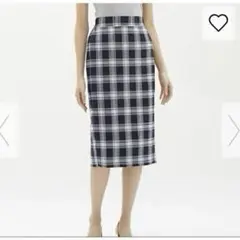 スカート チェック タイト