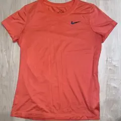 【美品】ナイキ Dri-FIT トレーニング Tシャツ レディース M オレンジ