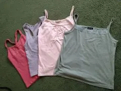 値下げ!!キャミソール＆タンクトップ4枚まとめ売り!!