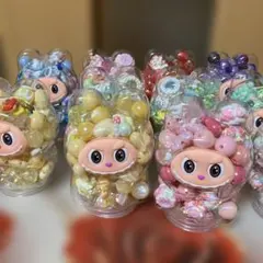 キャラクター型ビーズセット 約30個入り