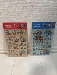 韓国限定　カカオフレンズ&ハンギョドン　シール2点セット