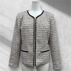 SHOO ・LA・RUE ノーカラーツイードジャケット　入卒式　フォーマル