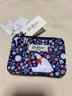 Cath Kidston 花柄ポーチ ネイビーのサムネイル