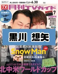 Man 雑誌 週刊誌 月刊誌 TV誌 切り抜き 大量 まとめ売り 月刊TVガイド 7月号 大橋和也 寺西拓人 timelesz 雑誌 切り抜き
