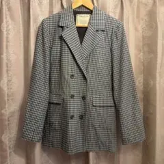 TINA:JOJUN チェック柄 ダブルブレストジャケット
