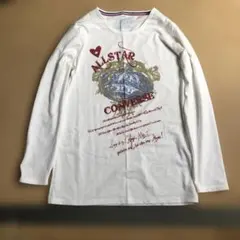 CONVERSE グラフィックプリント長袖Tシャツ