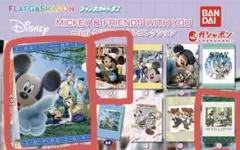 ディズニー　ガチャガチャ　ミニクリアファイルコレクション