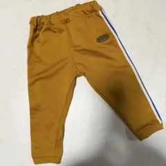 しまむら 90 ジャージ OUTFITS マスタード サイドストライプパンツ