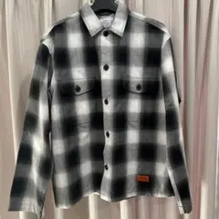美品⭐︎COEN チェック柄長袖シャツジャケット　S