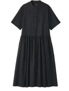 無印良品　ヘンプ　シャツワンピース　Sサイズ