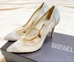 値下中！BADGLEYMISCHKA パンプス ブライダルシューズ　23.5cm