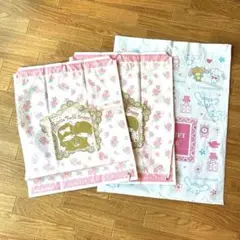 リトルツインスターズ バッグ 2枚＆サンリオバック1枚＆シナモンクリップ付き