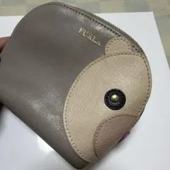 FURLA ポーチ アニマルモチーフ
