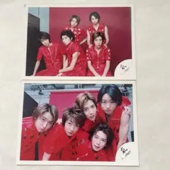 嵐 公式写真 旧ロゴ 嵐ロゴ 集合 ２枚セット H