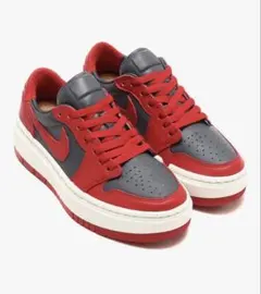 Nike Air Jordan1 厚底スニーカー レッド/グレー【23.5cm】