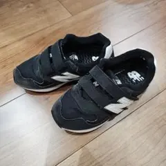 ニューバランス 313 ブラック キッズ スニーカー 19cm