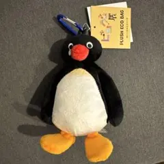 PINGU ぬいぐるみ エコバッグ カラビナ付き cryクライ ピングー展 新品