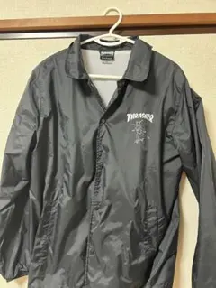 THRASHER Mark Gonzalesナイロンジャケット ブラック