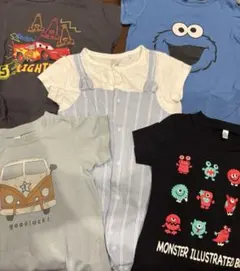ベビー　ロンパース　Tシャツ　セット　80cm