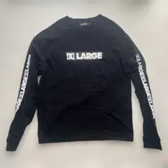 XLARGE × DC SHOES コラボ 長袖Tシャツ ブラックのサムネイル