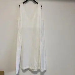 hooked vintageヴィンテージ リネン切り替えマキシ ワンピース - メルカリ