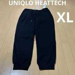 新品ユニクロUNIQLOヒートテックボアスウェットパンツXL黒HEATTECH