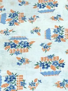 未使用】ANORA テーブルクロス 楕円形 花柄 水色 ドイツ製 - メルカリ