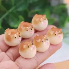 柴犬 型置物 6個セット