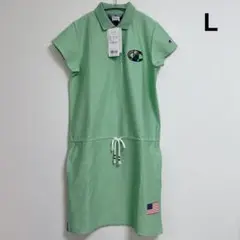 Champion チャンピオン ポロワンピース Lサイズ ミントグリーン