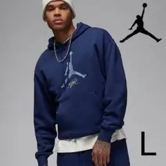 新品◆ JORDAN Baseline パーカー　ネイビー　Lジョーダン