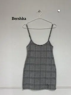 Bershka チェック柄 キャミワンピース Sのサムネイル