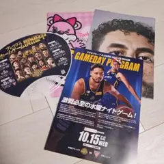 宇都宮ブレックスVS千葉ジェッツ Gameday Program 、うちわ等