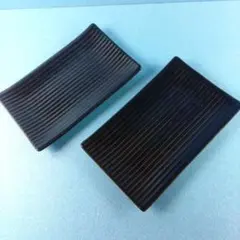 金麦の四季 金麦晩酌皿《ボンサラグラス》あいじま長角皿2枚【美品・新品未使用品】