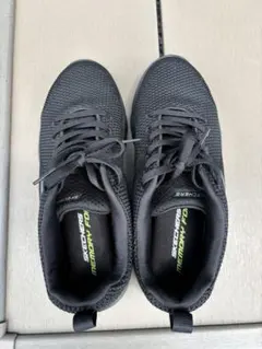 SKECHERS Memory Foam ブラック スニーカー　25.5㎝