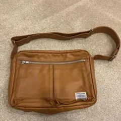 PORTERフリースタイル ブラウン ショルダーバッグ