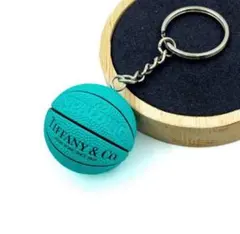 バスケットボールキーホルダー　ブルー