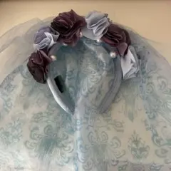 ディズニー 花嫁カチューシャ ホーンテッドマンション 2023