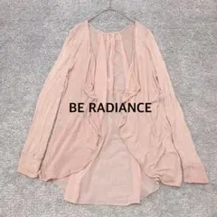 【BE RADIANCE】バックレースシアーカーディガン くすみピンクのサムネイル