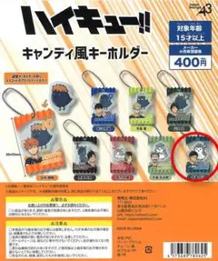 ハイキュー!! キャンディ風キーホルダー 赤葦京治　梟谷　ガチャ