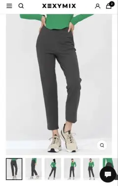 ゼクシィミックス　XEXYMIX ストレッチ・防シワ スラックス