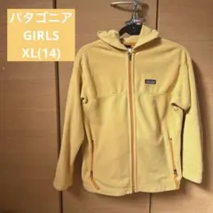 patagonia フリースジャケット XL(14) イエロー