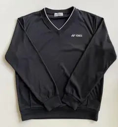 YONEXトレーナー Vネック 黒 Sサイズ