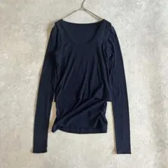 美品 anuke Layered Rib Tops ￼ネイビー 完売 2024のサムネイル