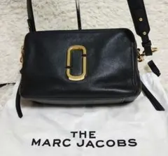 MARC JACOBS ブラックショルダーバッグ スナップショット